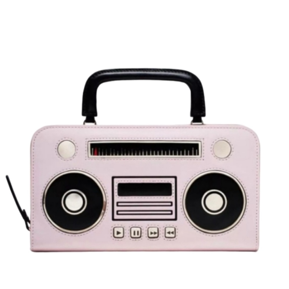 VERY RARE NWT Kate Spade Adelina Jazz Things up Boombox Wallet Clutch